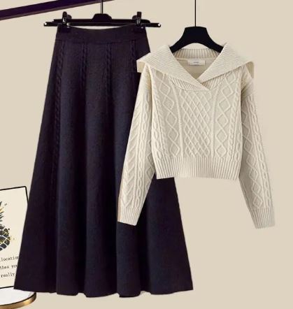 Adell | Ensemble Pull et Jupe en Tricot pour Femmes