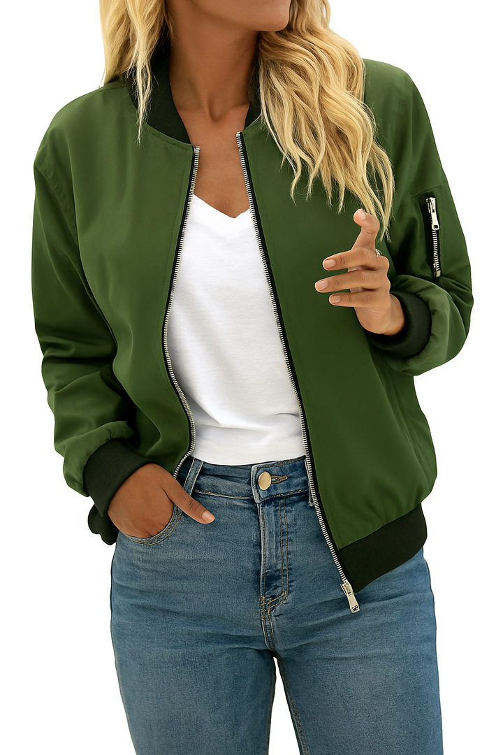 Mireya | Veste Bombardier D'été à Fleurs Pour Femme