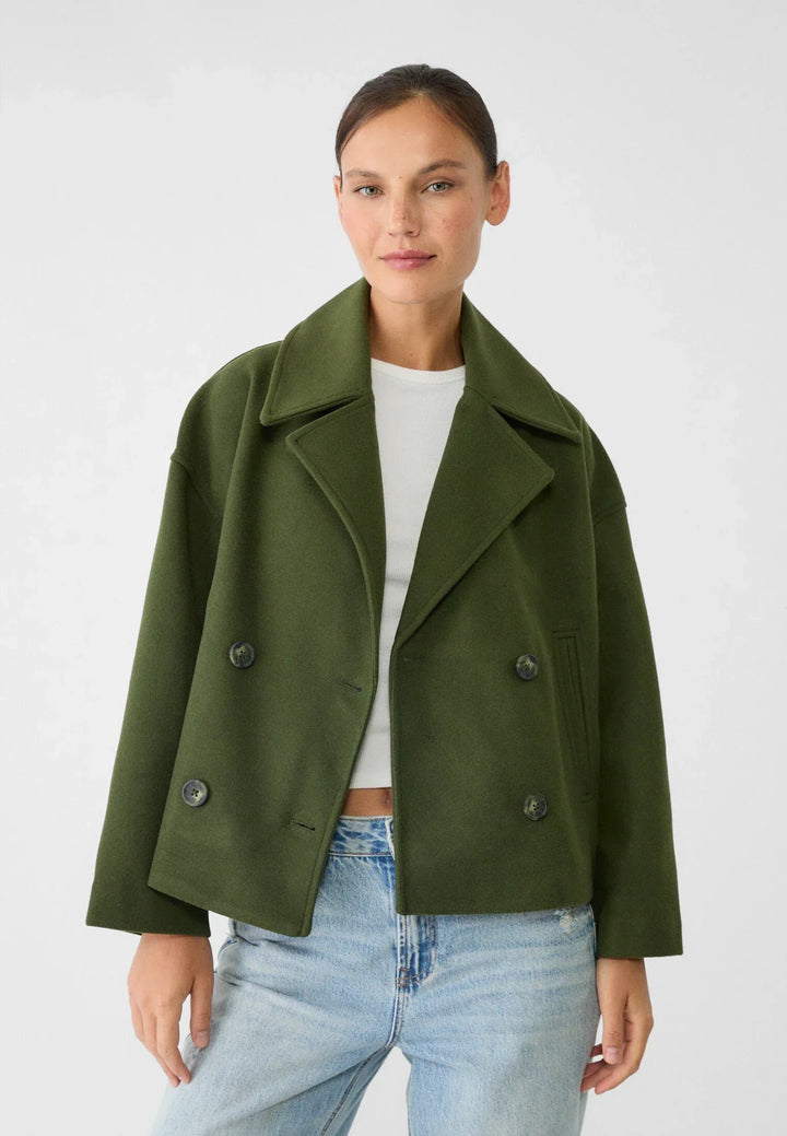 Kaelith | Chique Veste Blazer Bref À Doubles Boutonnage