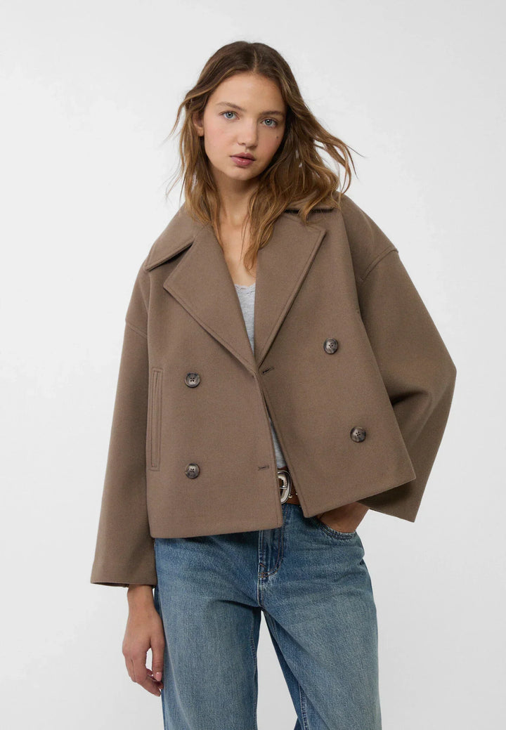 Kaelith | Chique Veste Blazer Bref À Doubles Boutonnage