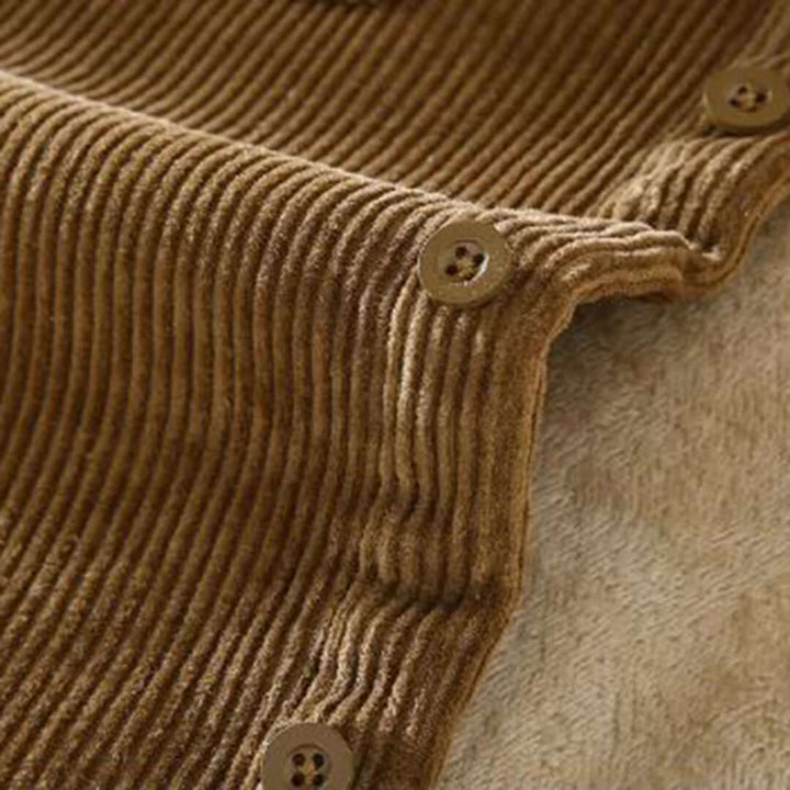 Abel | Hommes Velours Côtelé Chemise Pour l'hiver