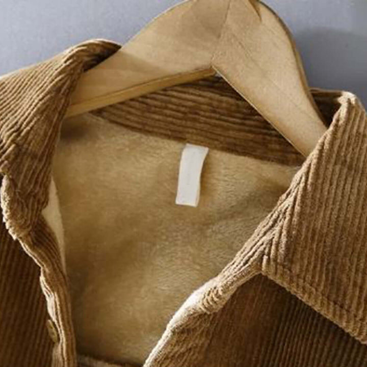Abel | Hommes Velours Côtelé Chemise Pour l'hiver