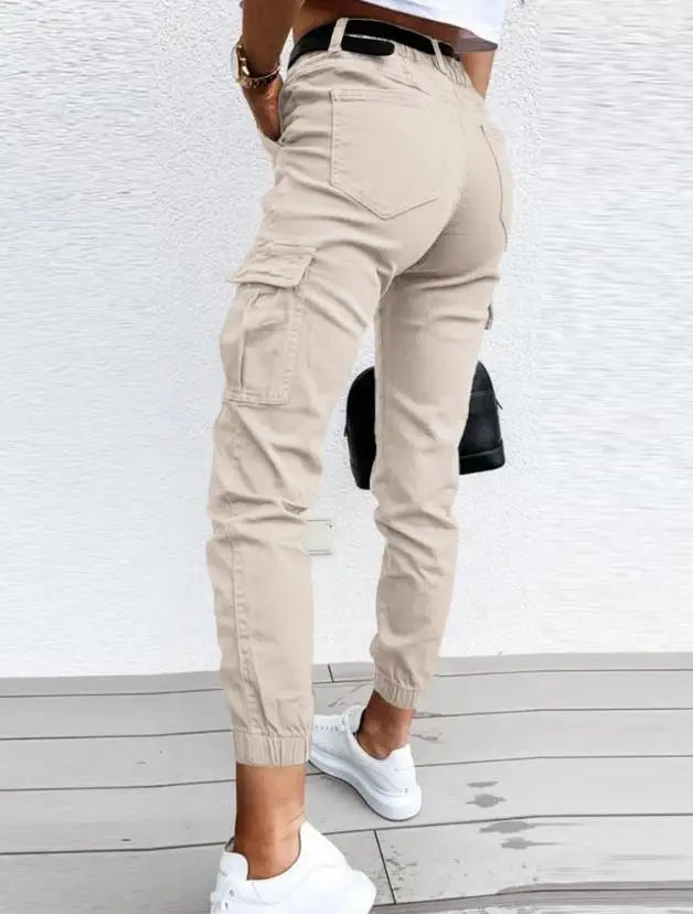 Karmina | Pantalon Cargaison Stylée pour Femme avec Poches