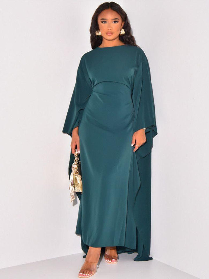 Azelina | Élégant à Manches Longues Robe Midi pour Femme