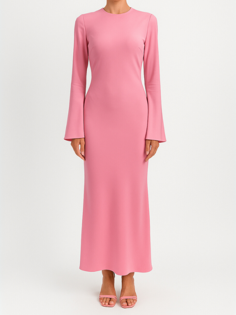 Bexley | Femme Robe Maxi élégante en Satin