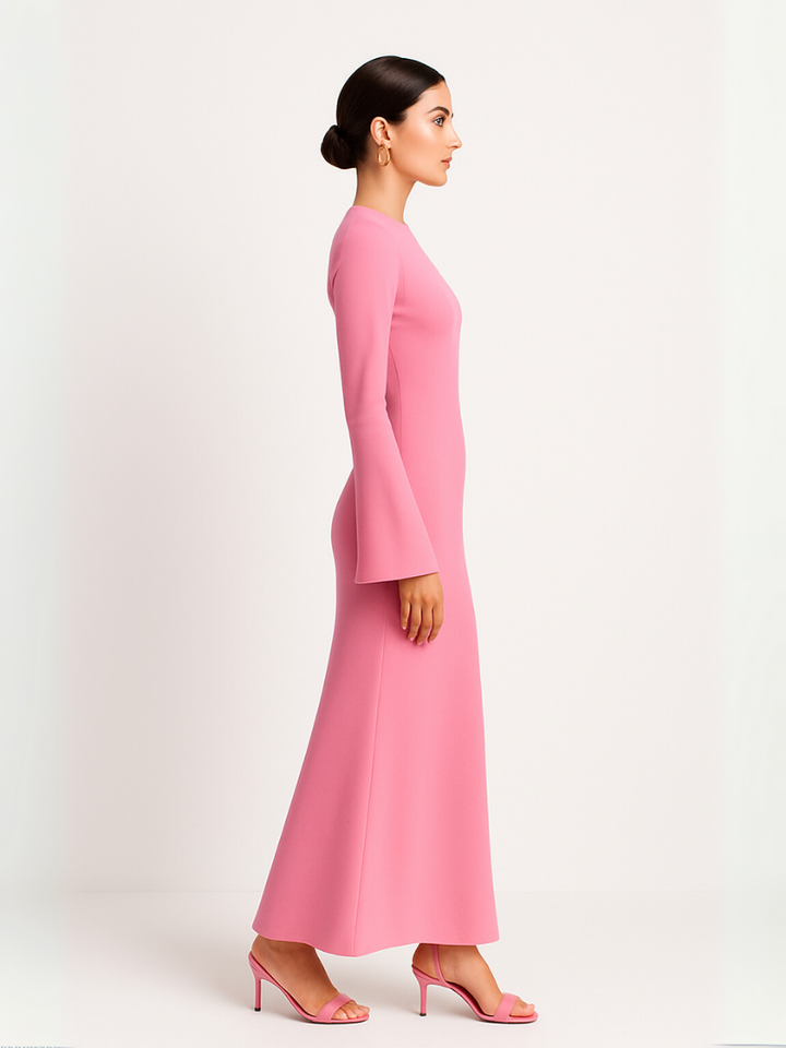 Bexley | Femme Robe Maxi élégante en Satin