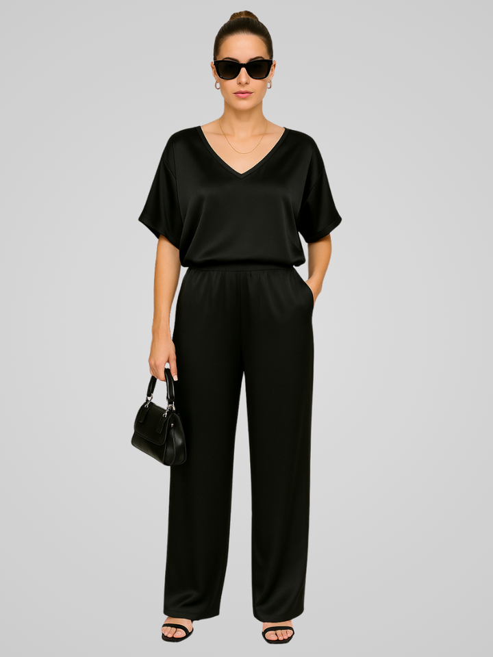 Willa | Ensemble Co-Ord élégant en Satin Pour Femmes