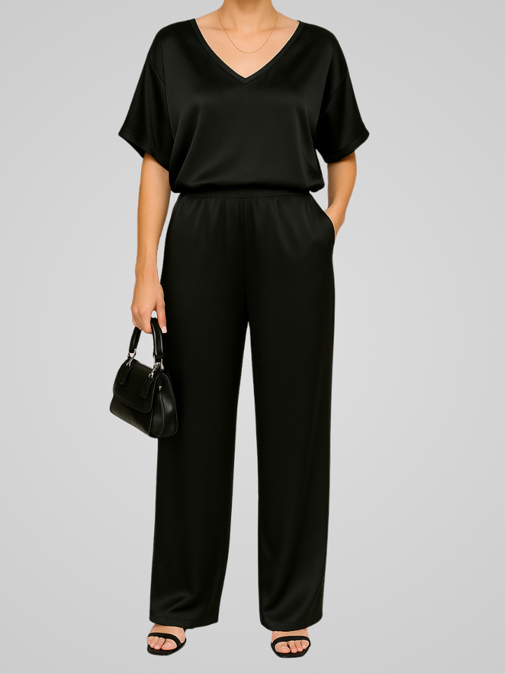 Willa | Ensemble Co-Ord élégant en Satin Pour Femmes