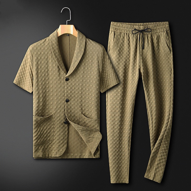 Heston | Ensemble Look D'été D'affaires Pour Homme