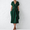 Talyra | Robe Décontractée à Col en V Pour Femmes