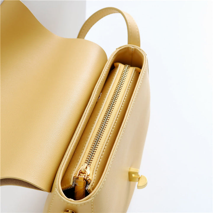 Leah | Classique Cuir Main Sac