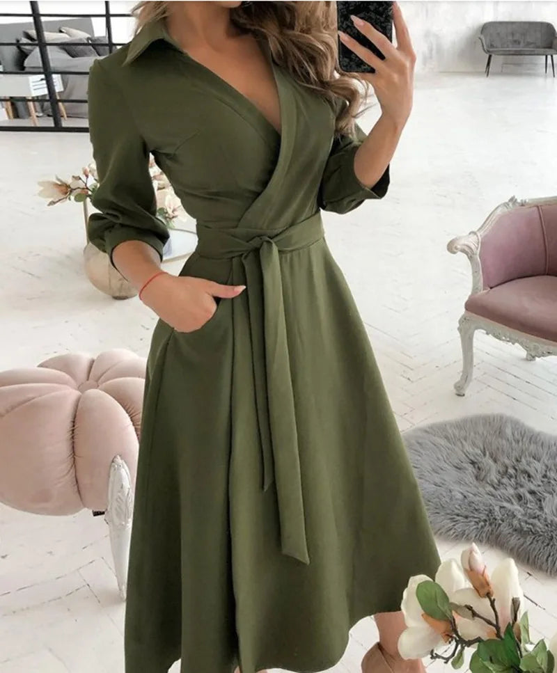 Dorelia | Robe Portefeuille élégante Pour Femmes