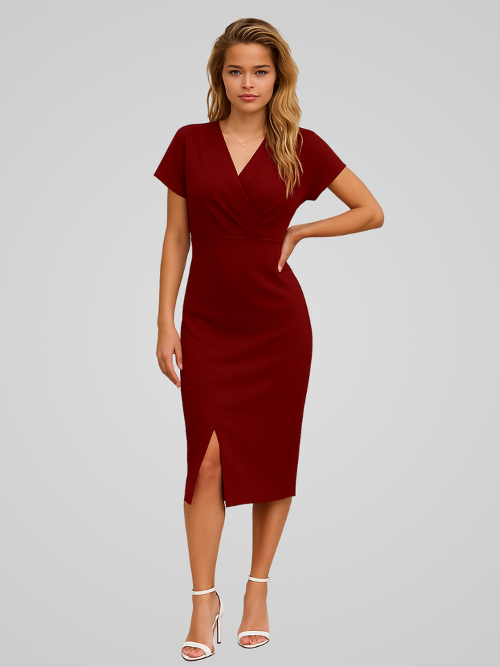 Arlise | Robe Enveloppante élégante Sans Manches Pour Femmes