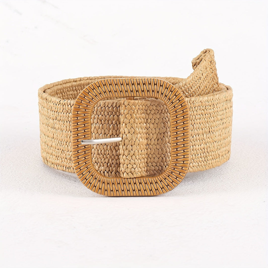 Katri | Ceinture Tressée élégante Boho avec Boucle Carrée