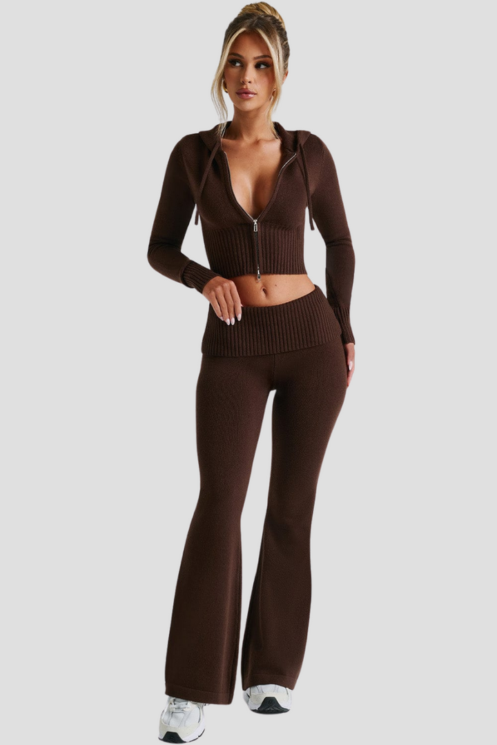 Nessa | Tenue de Détente Confortable à Fermeture éclair Pour Femme