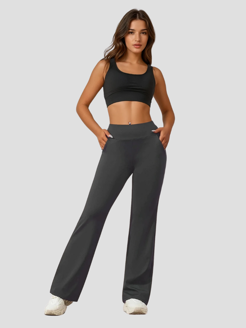 Fern | Pantalon de yoga élégant et évasé pour femmes