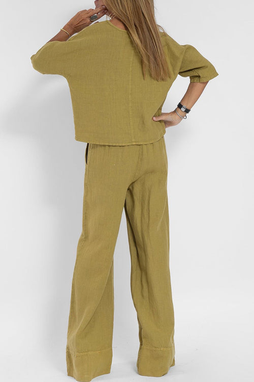 Lioraen | Tailleur Femme En Coton Lin