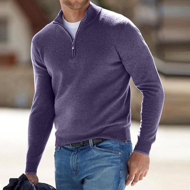 Elliot | Zippée V-Cou Pull
