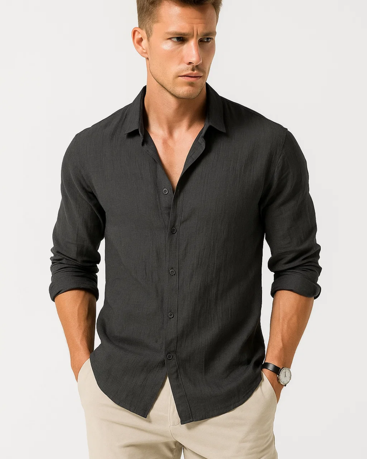 Ronel | Chemise Classique à Boutons Pour Hommes