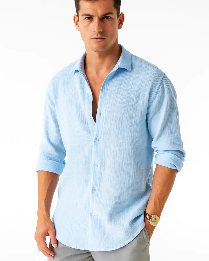 Ronel | Chemise Classique à Boutons Pour Hommes