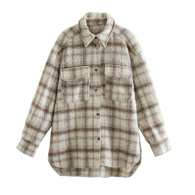 Thistle | Manteau Surdimensionné Décontracté pour Femme