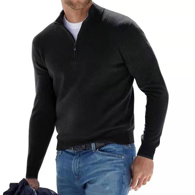 Elliot | Zippée V-Cou Pull