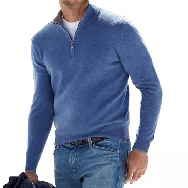 Elliot | Zippée V-Cou Pull