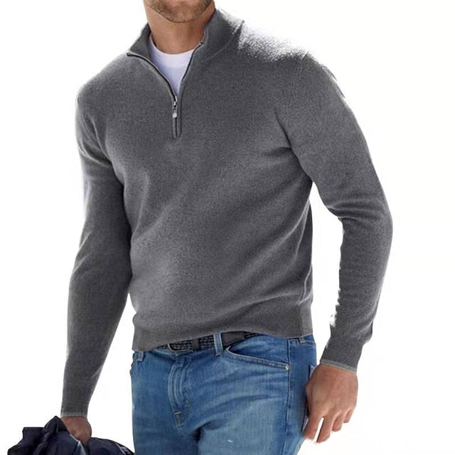 Elliot | Zippée V-Cou Pull