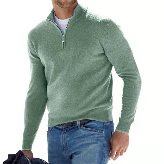 Elliot | Zippée V-Cou Pull