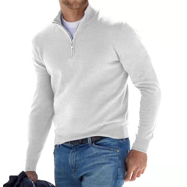 Elliot | Zippée V-Cou Pull
