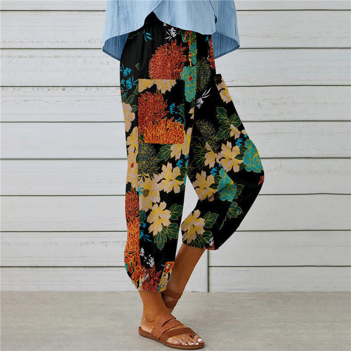 Kyriaki | Pantalon Imprimé Millésimé pour Femmes