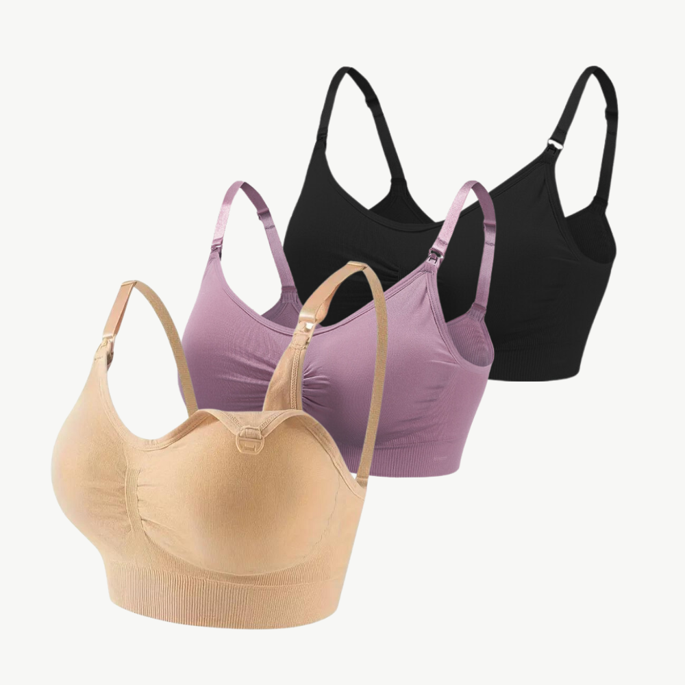 Ensemble de Soutien-Gorge D'allaitement Flora | 3-Paquet