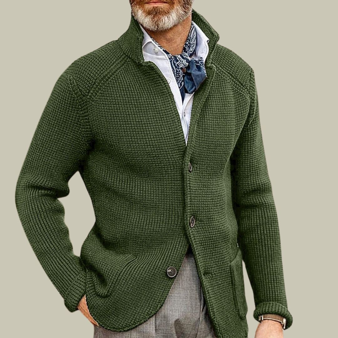 Liam | Hommes Chic Tricoté Rétro Cardigan Pour Intemporel Style