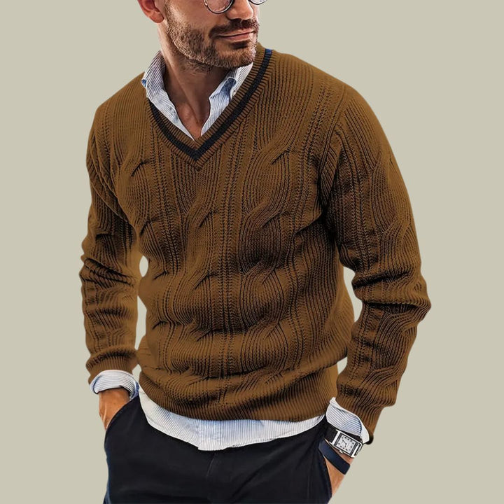 Matteo | Pull En Tricotée Italienne Pour Hommes Pour un Style Sans Effort