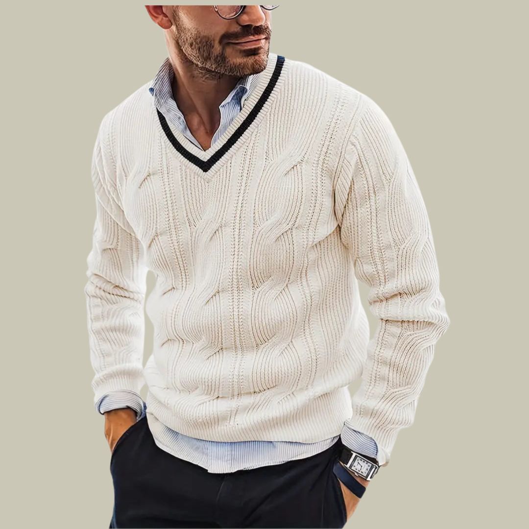Matteo | Pull En Tricotée Italienne Pour Hommes Pour un Style Sans Effort