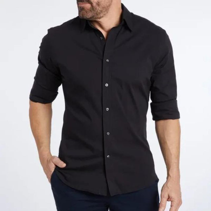 Valenor | Chemise Fermeture éclair Sans-Rides Pour Homme