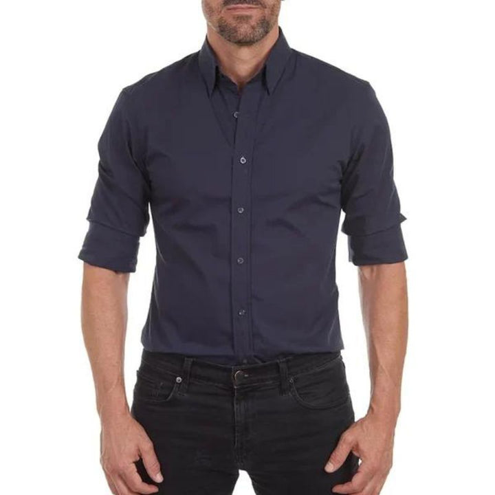 Valenor | Chemise Fermeture éclair Sans-Rides Pour Homme