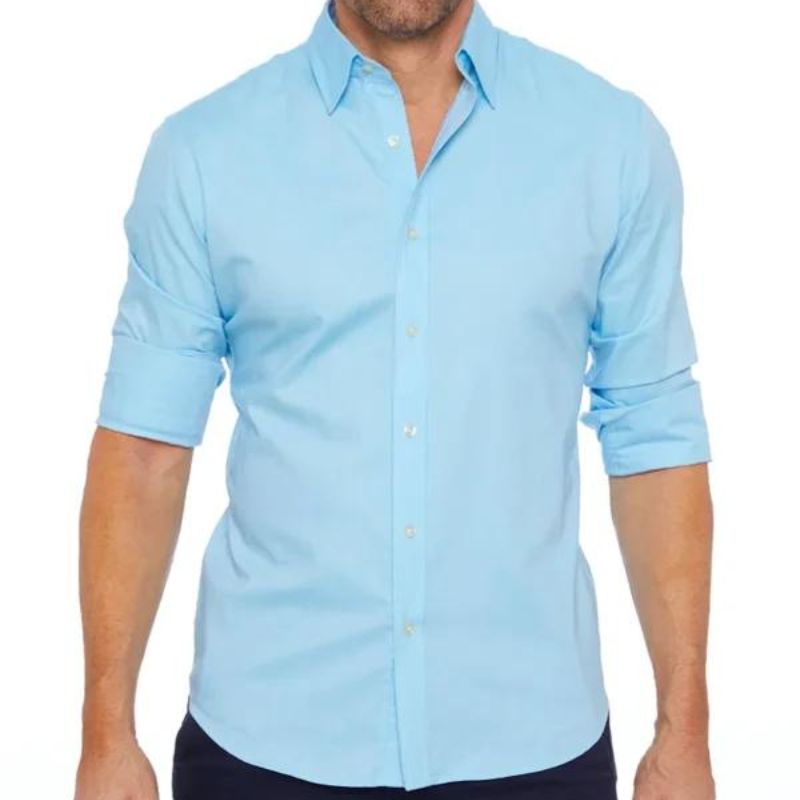 Valenor | Chemise Fermeture éclair Sans-Rides Pour Homme