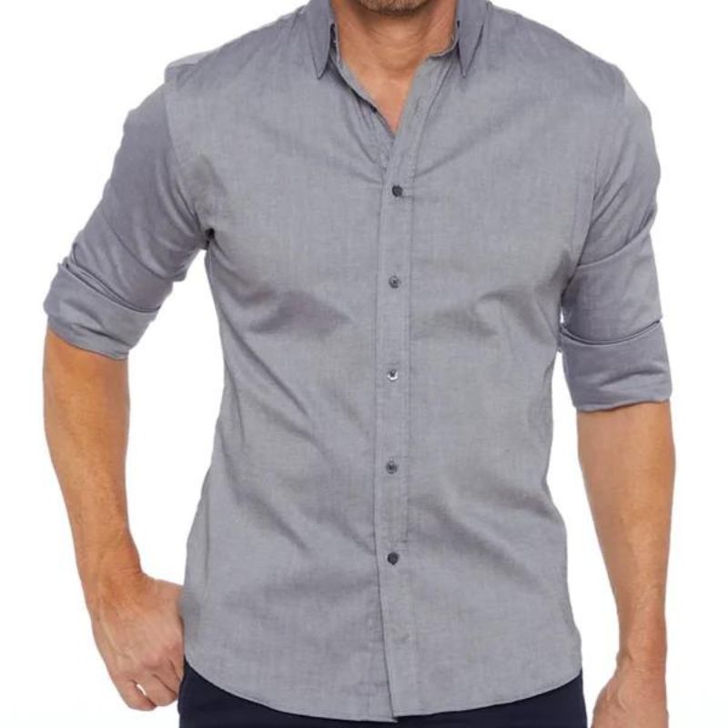 Valenor | Chemise Fermeture éclair Sans-Rides Pour Homme