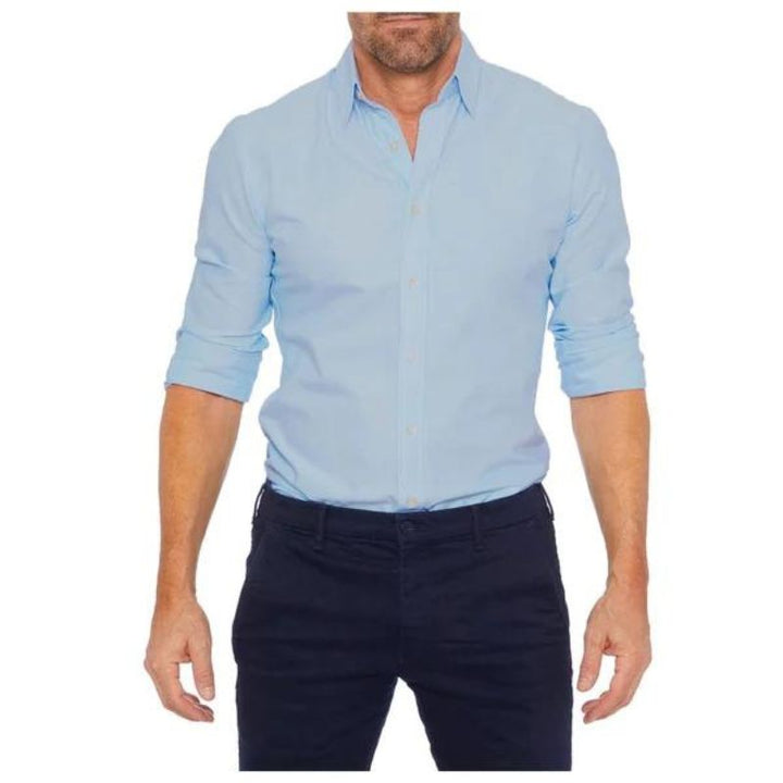 Valenor | Chemise Fermeture éclair Sans-Rides Pour Homme