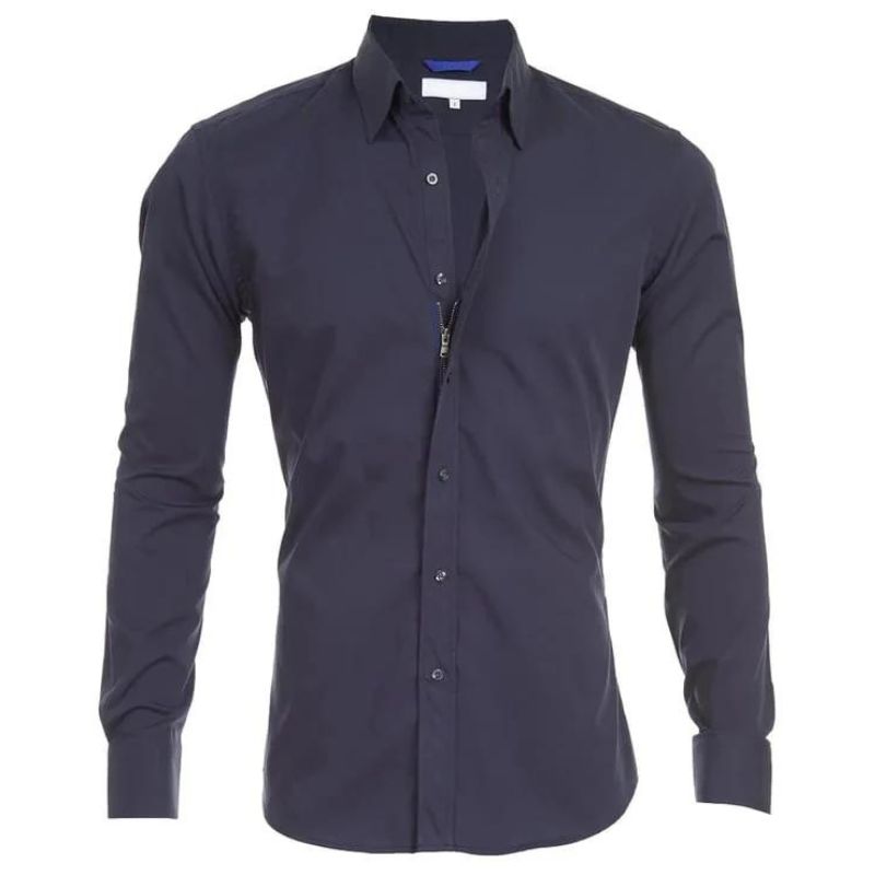 Valenor | Chemise Fermeture éclair Sans-Rides Pour Homme