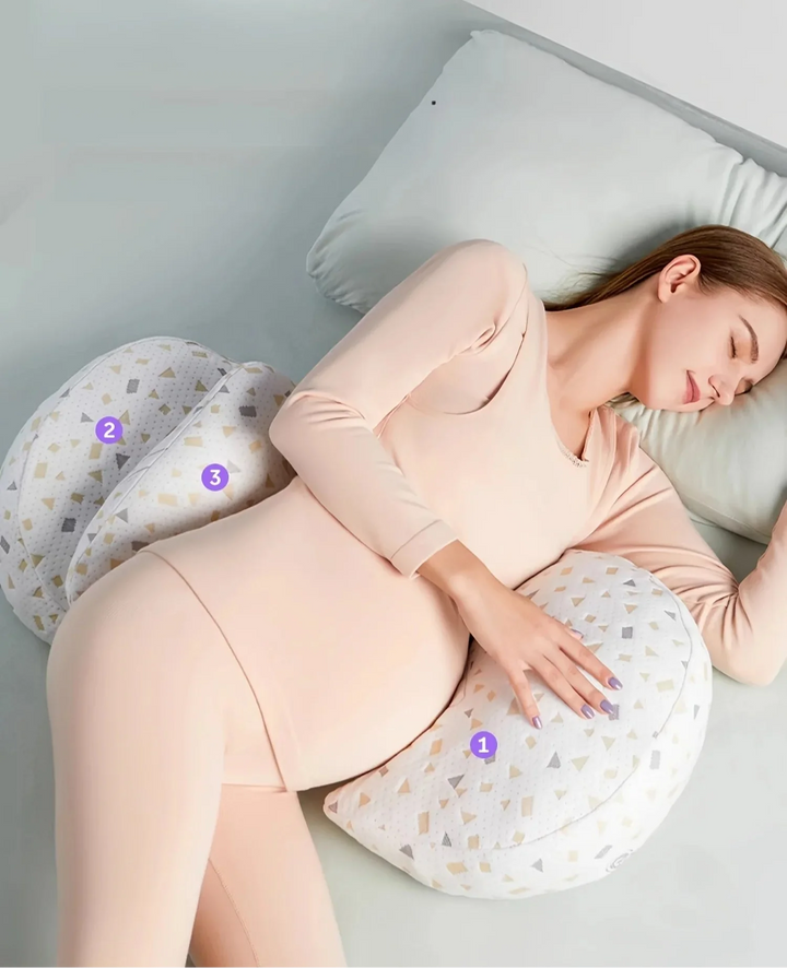 Oreiller de Grossesse | Oreiller de Corps de Maternité Confortable pour Les Futures Mamans