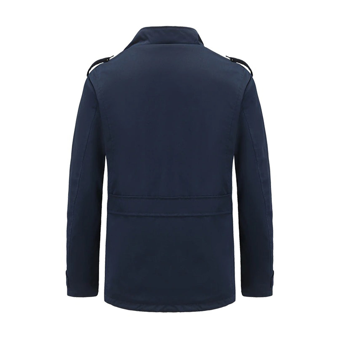 Basile | Manteau Bouffant élégant et Chaud avec Conception Définissant La Taille