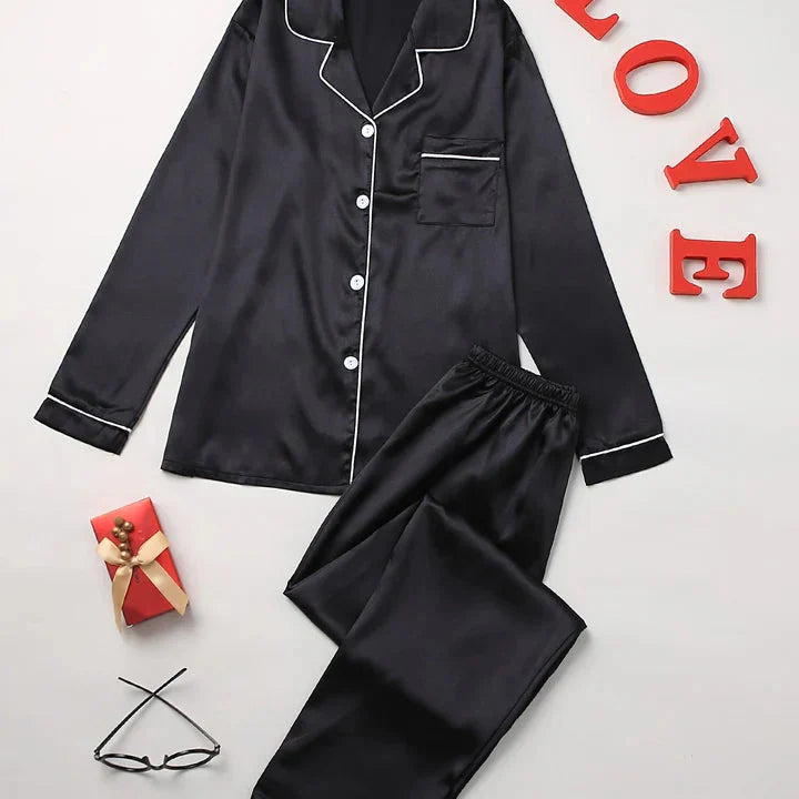 Qiana | Satin Pyjama Ensemble Pour Femmes