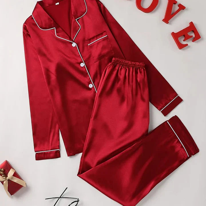 Qiana | Satin Pyjama Ensemble Pour Femmes