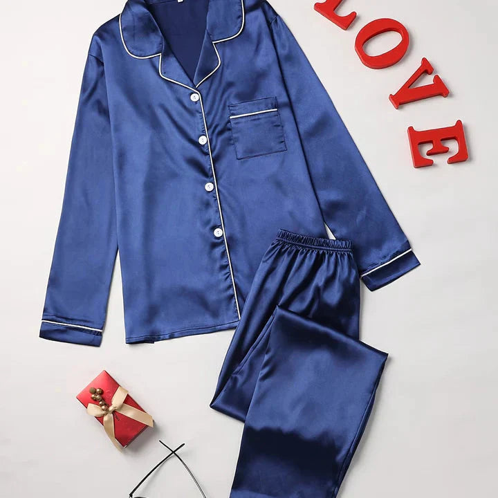 Qiana | Satin Pyjama Ensemble Pour Femmes