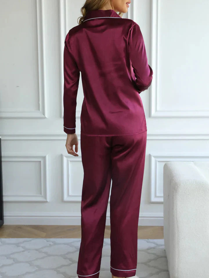 Qiana | Satin Pyjama Ensemble Pour Femmes
