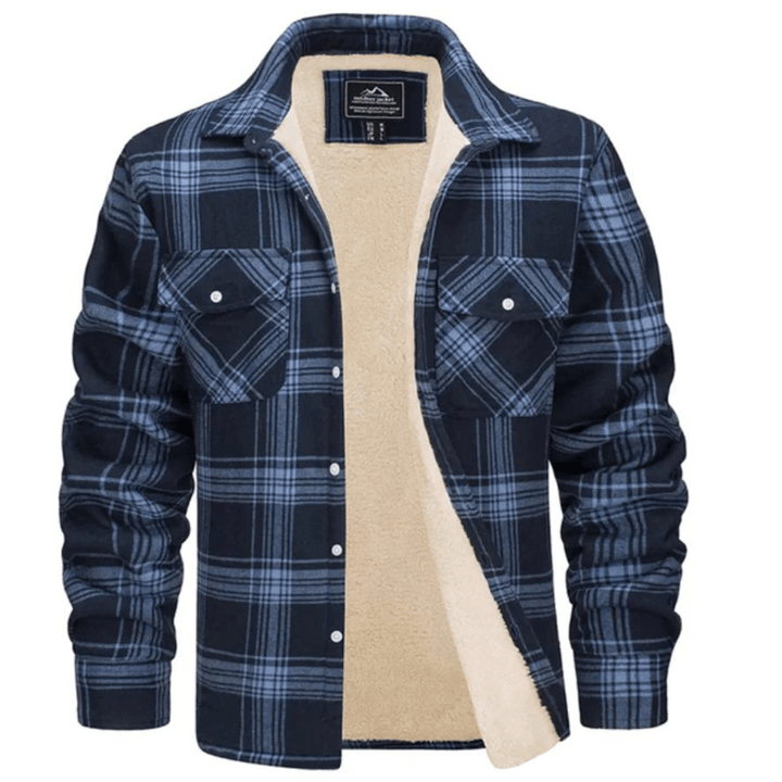 Aelric | Veste Doublée De Molleton Tissu écossais pour Hommes