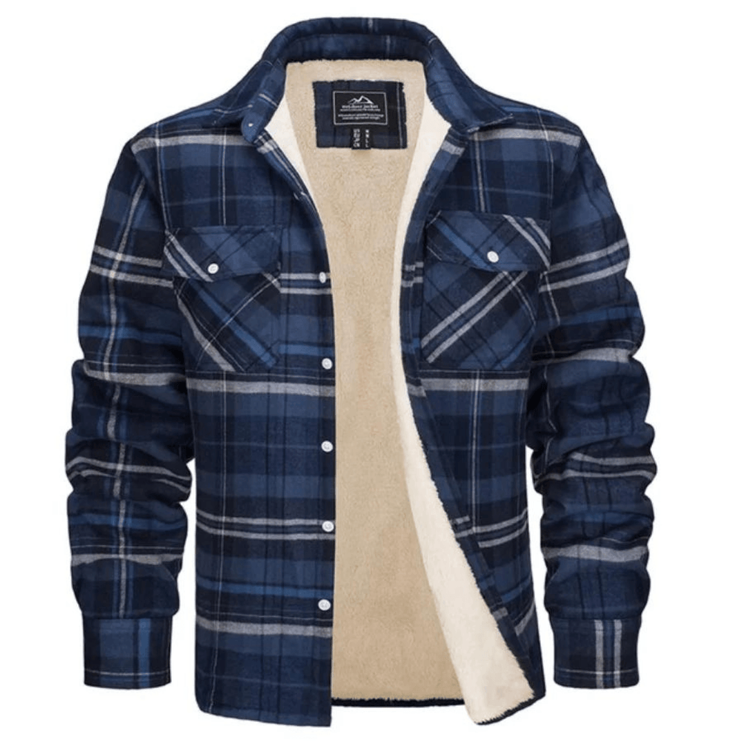 Aelric | Veste Doublée De Molleton Tissu écossais pour Hommes