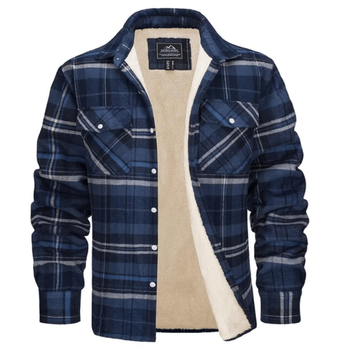 Aelric | Veste Doublée De Molleton Tissu écossais pour Hommes
